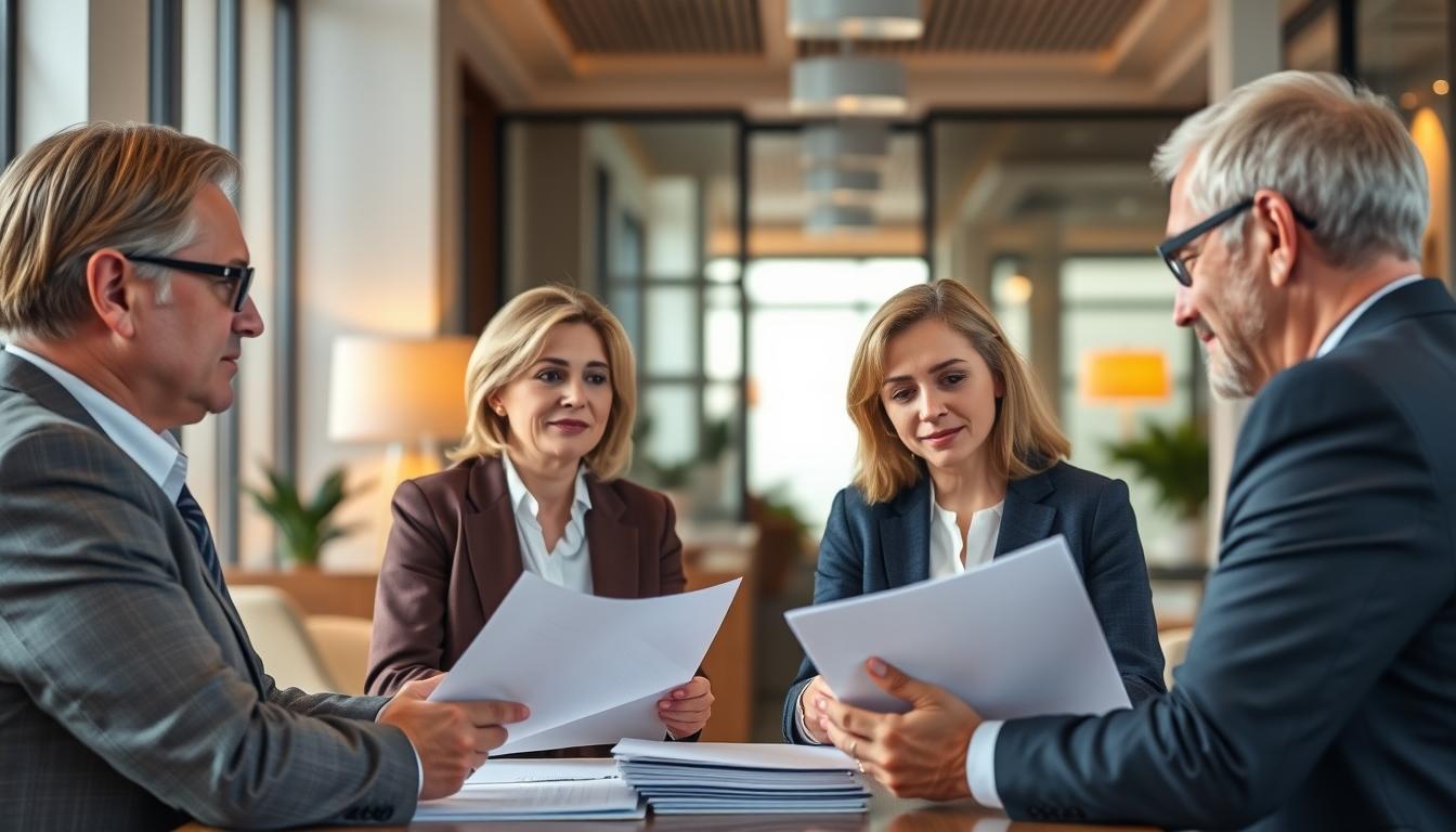 Property settlement documents and transfer review